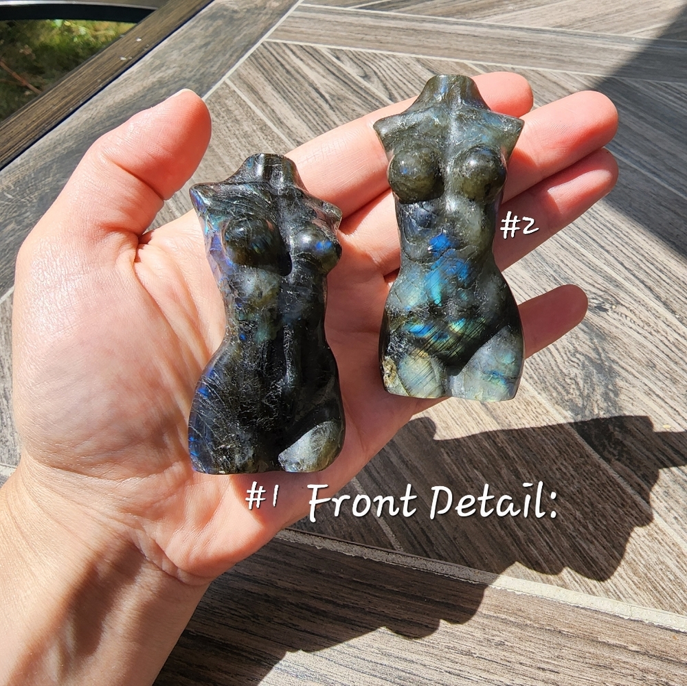 Labradorite Female Body Carving